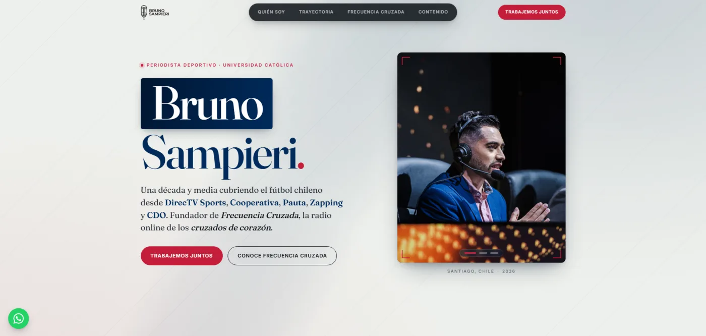 Bruno Sampieri - Periodista Deportivo
